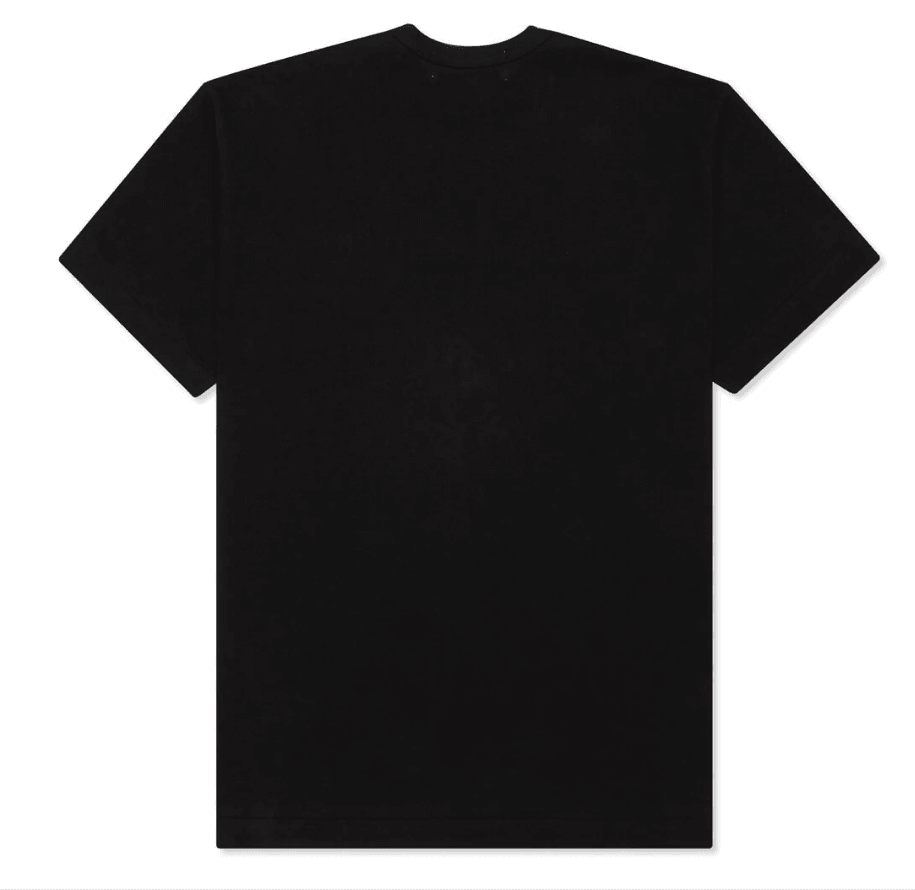 COMME DES GARCONS PLAY WOMEN'S HEART T-SHIRT - BLACK Gravity NYC