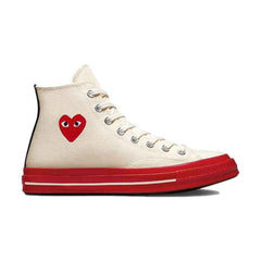 COMME DES GARCONS Converse Hi Top 1970 RED SOLE (A01794C) Gravity NYC