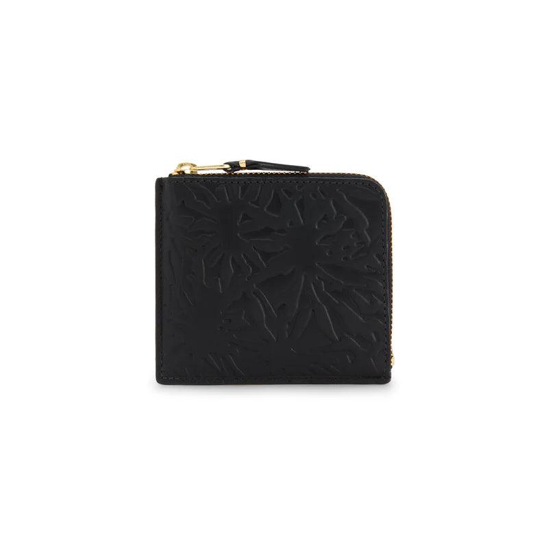 COMME DES GARCONS Embossed Forest Zip Around Wallet