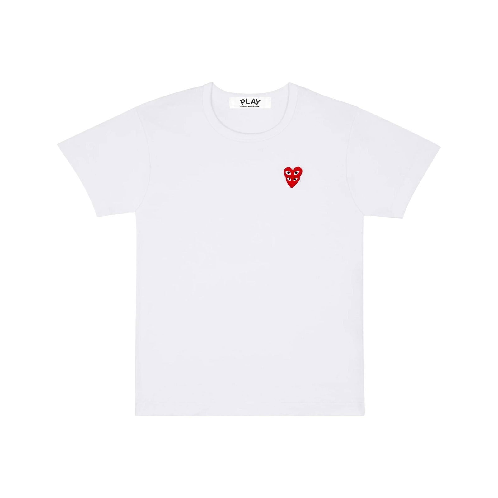 COMME DES GARCONS Embroidered Double Red Heart T-Shirt - Gravity NYC