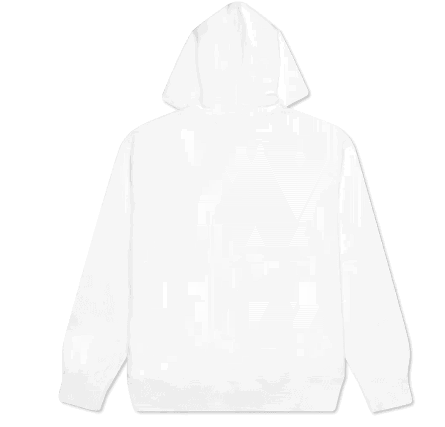 COMME DES GARCONS Play Stacked Heart Hoodie White - Gravity NYC