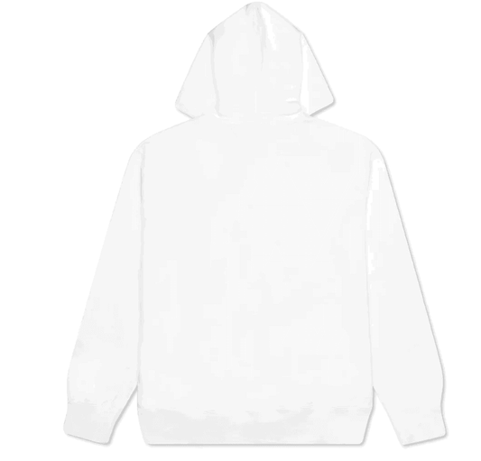 COMME DES GARCONS Play Stacked Heart Hooded Sweatshirt White Gravity NYC