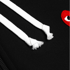 COMME DES GARCONS Play Zip Up Black - Gravity NYC