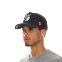 CULT OF INDIVIDUALITY CLEAN LOGO MESH BACK TRUCKER CURVED VISOR Gravity NYC