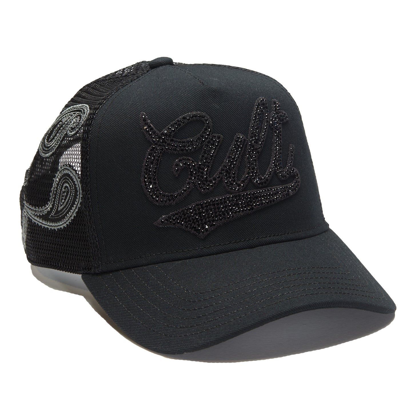 CULT OF INDIVIDUALITY Paisley Shimuchan Logo Trucker Hat Gravity NYC