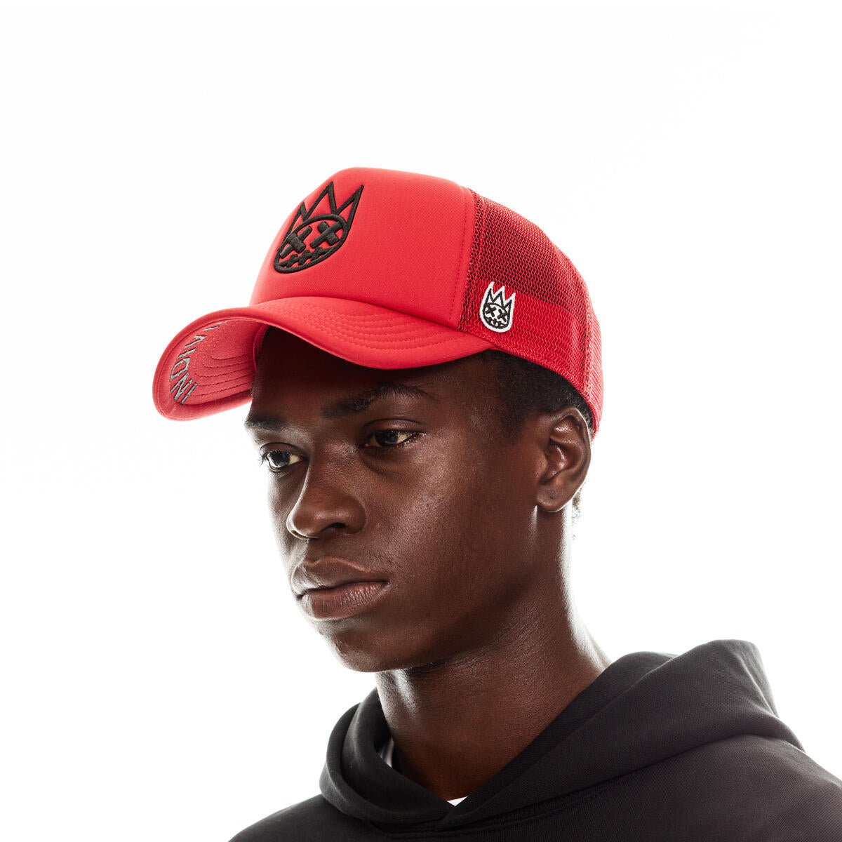 CULT OF INDIVIDUALITY Clean Shimuchan Logo Mesh Trucker Hat Gravity NYC