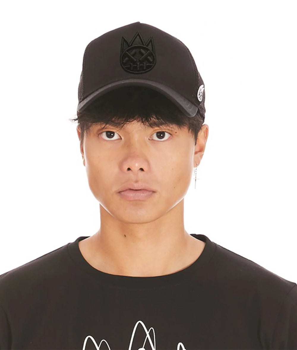 CULT OF INDIVIDUALITY Clean Shimuchan Logo Mesh Trucker Hat - Gravity NYC