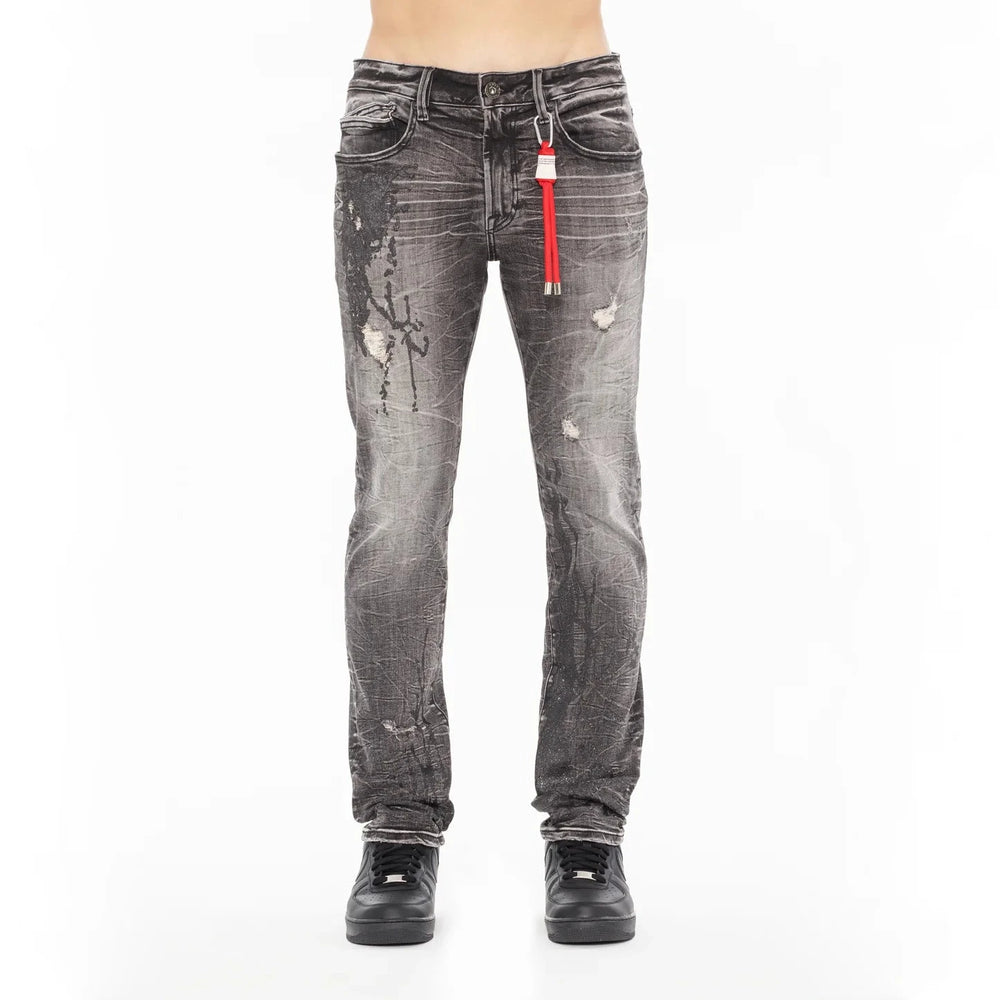 CULT OF INDIVIDUALITY Rocker Slim 602 Jeans in Caviar - Gravity NYC