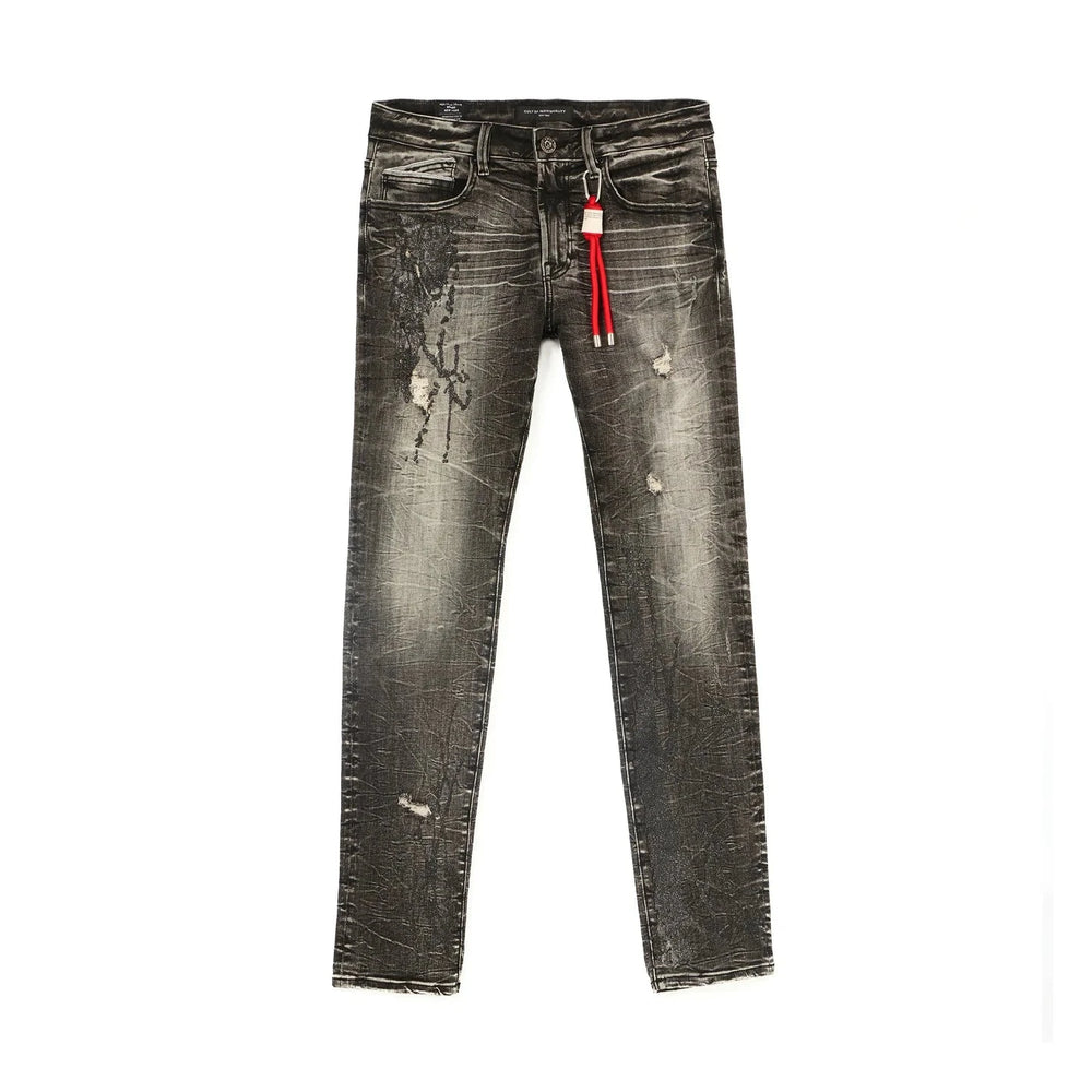 CULT OF INDIVIDUALITY Rocker Slim 602 Jeans in Caviar - Gravity NYC