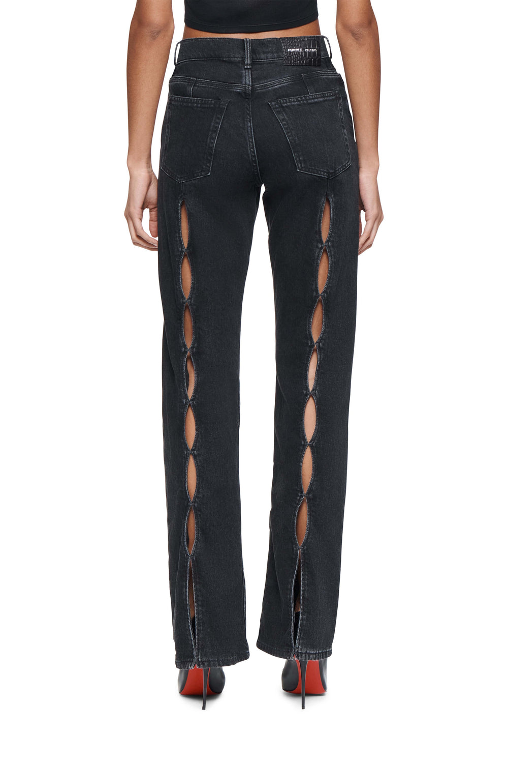PURPLE BRAND D1003 Slim Straight Back Cut Out - Gravity NYC