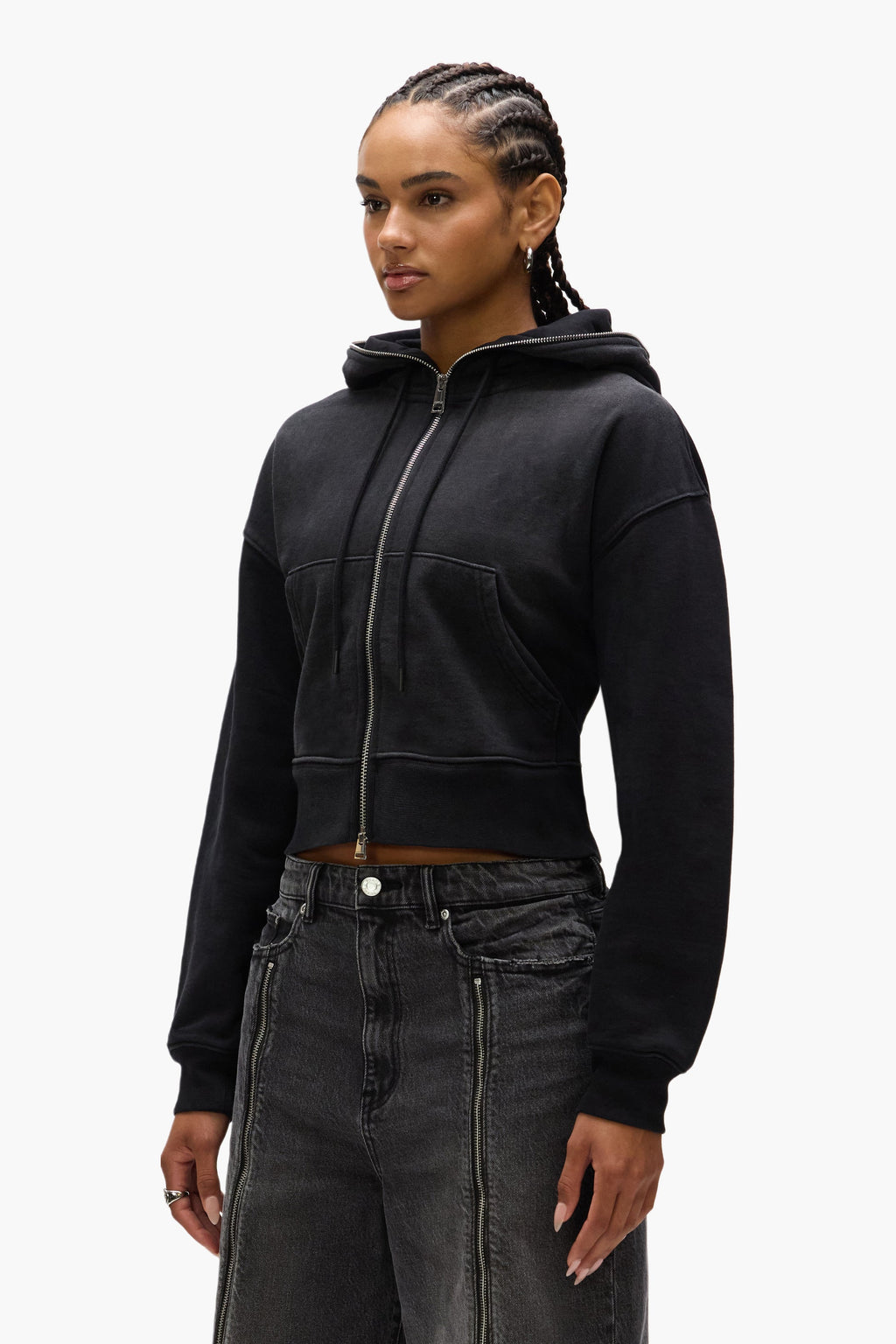 PURPLE BRAND W4004 Edge Zip Hoodie