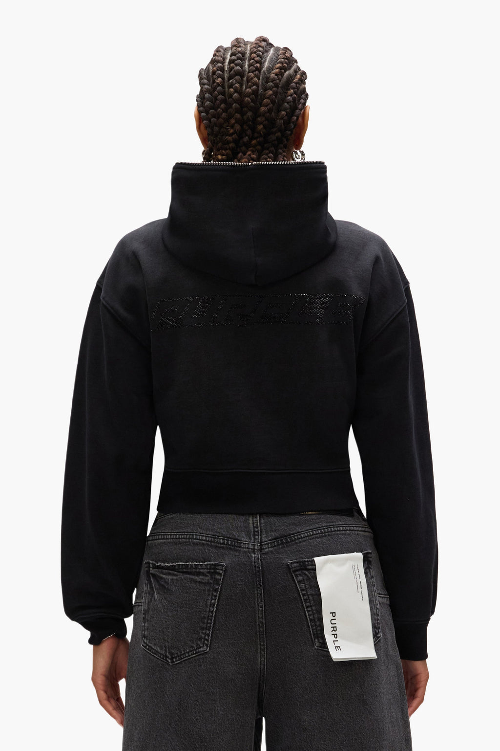 PURPLE BRAND W4004 Edge Zip Hoodie