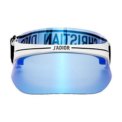 DIOR Diorclub1 Blue Mirrored Visor