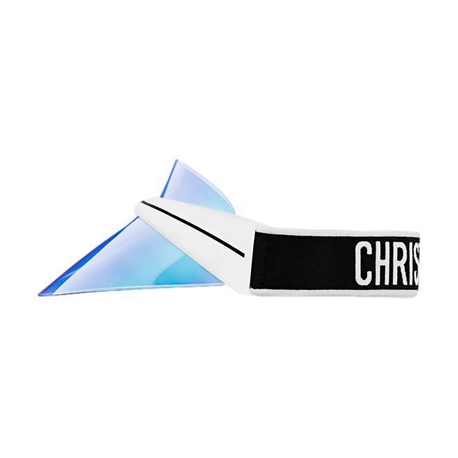 DIOR Diorclub1 Blue Mirrored Visor