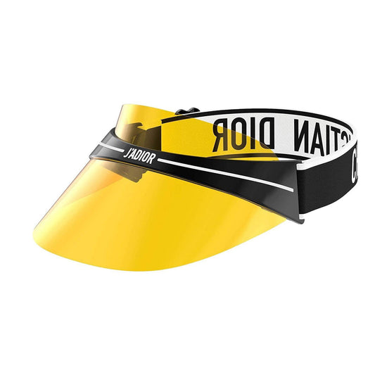 DIOR Diorclub1 Gold Mirrored Visor Gravity NYC