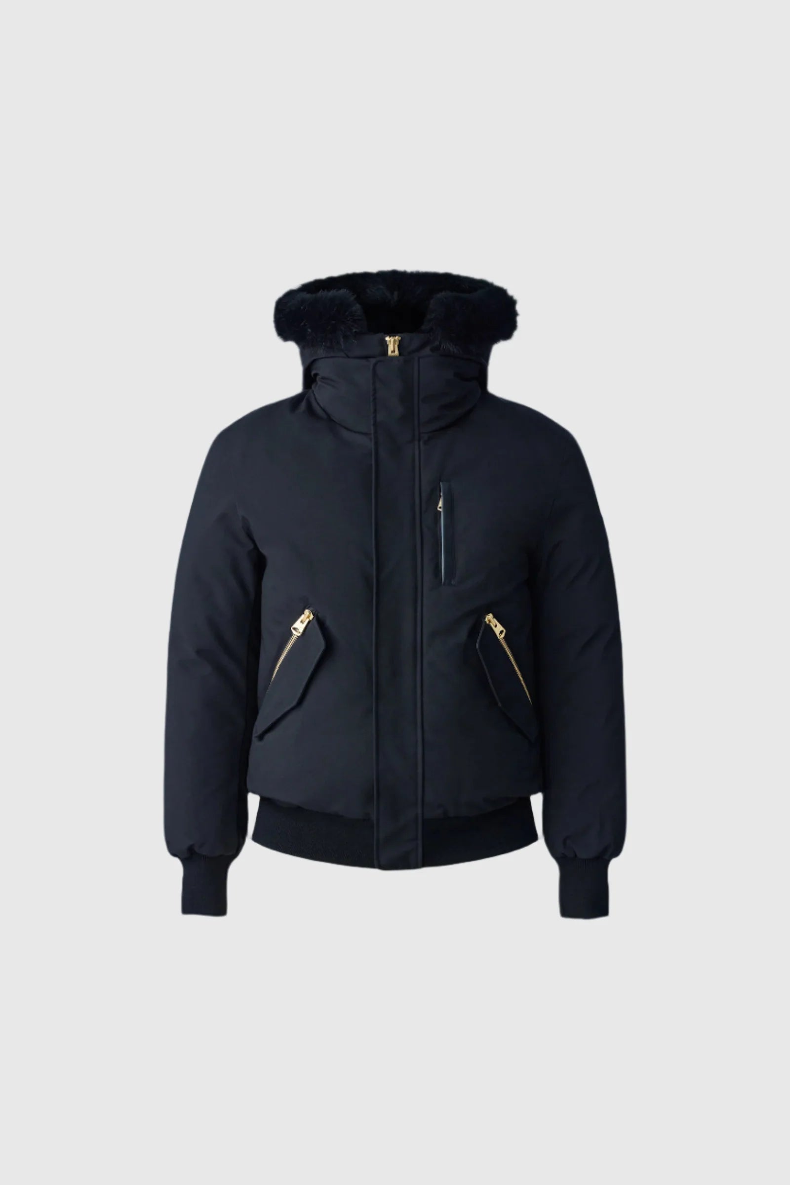 MACKAGE Dixon-BX 2-in-1 Nordic Tech Down Bomber with Blue Fox Fur - Gravity NYC