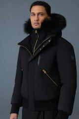 MACKAGE Dixon-BX 2-in-1 Nordic Tech Down Bomber with Blue Fox Fur - Gravity NYC