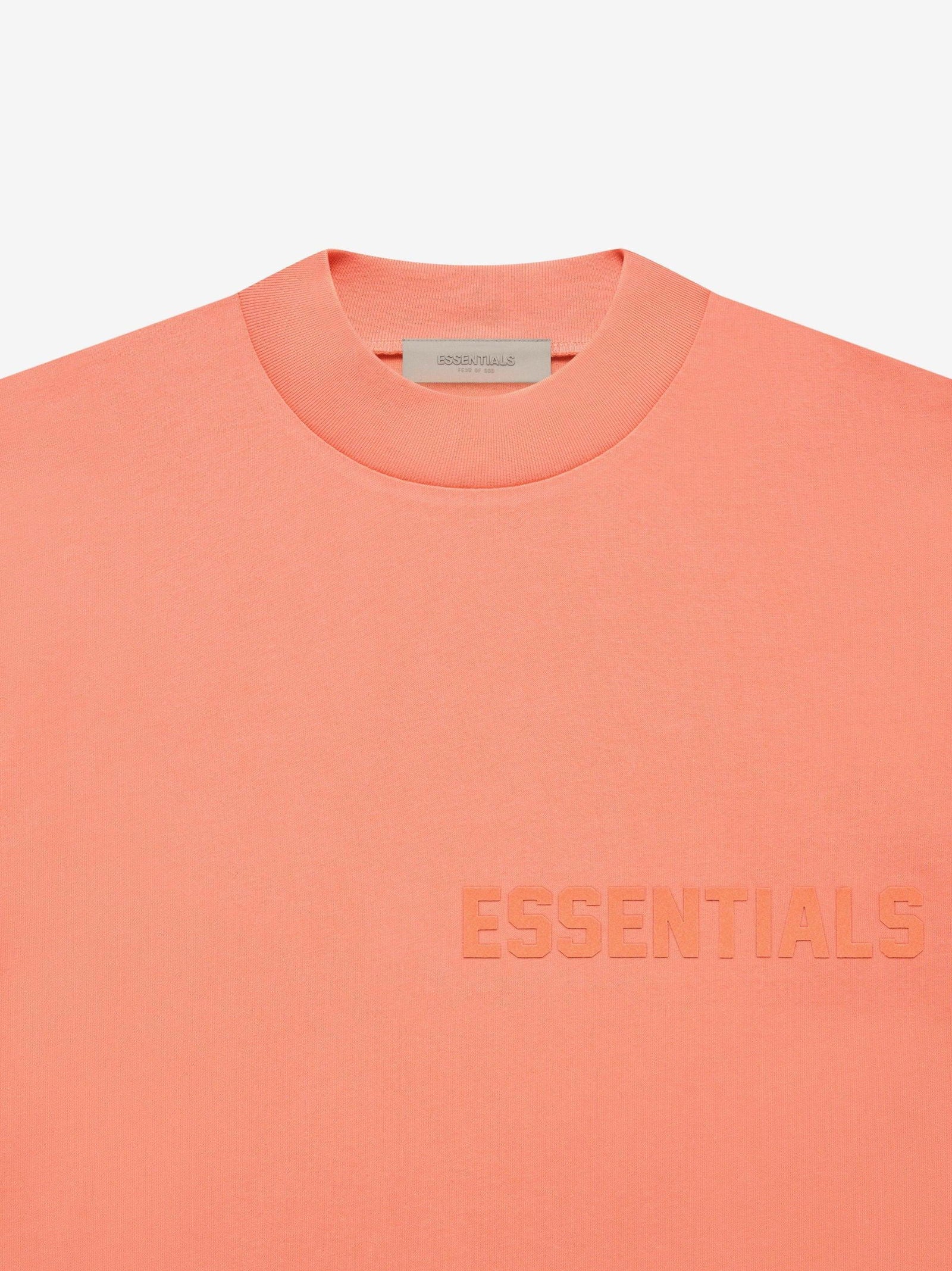 ESSENTIALS Jersey SS Tee Coral