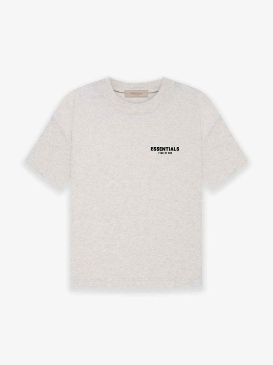 FEAR OF GOD Essentials Jersey SS Tee Light Oatmeal - Gravity NYC