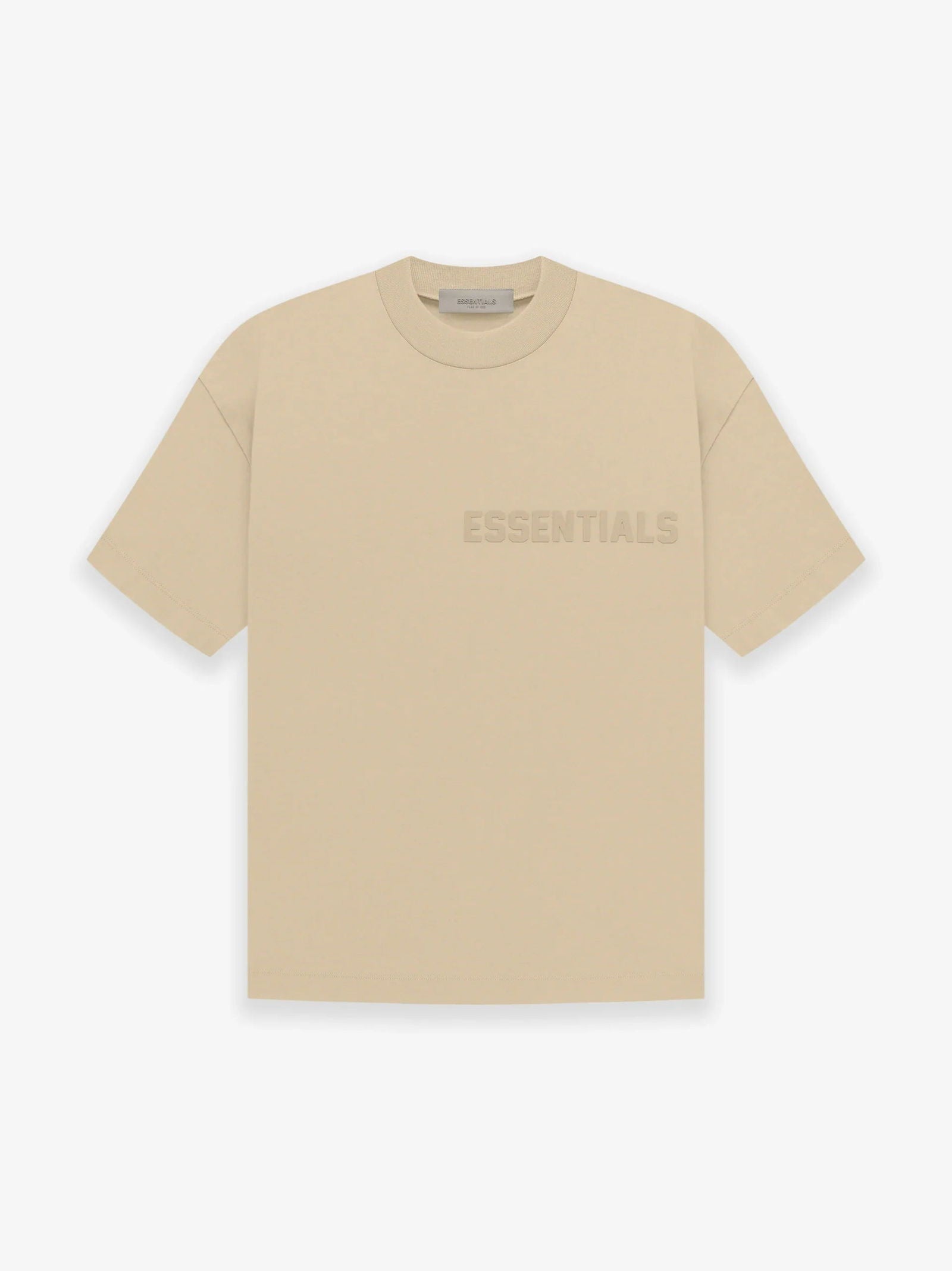 ESSENTIALS Jersey SS Tee Sand