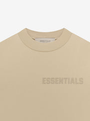 ESSENTIALS Jersey SS Tee Sand