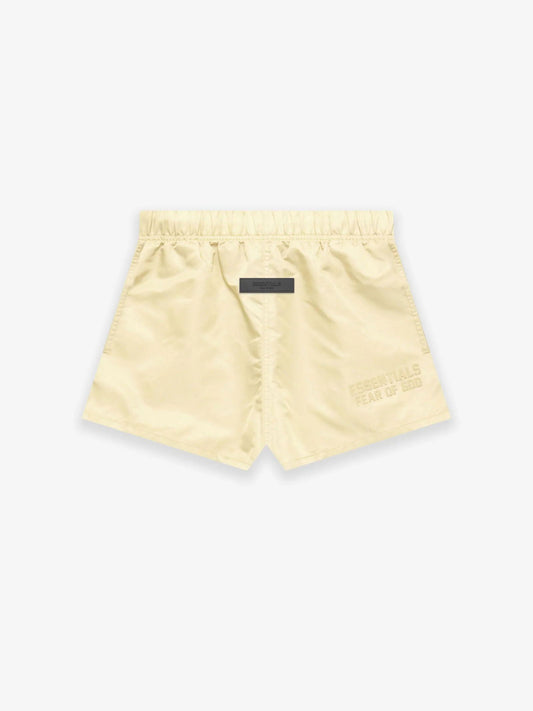 ESSENTIALS Nylon Running Shorts Canary - Gravity NYC