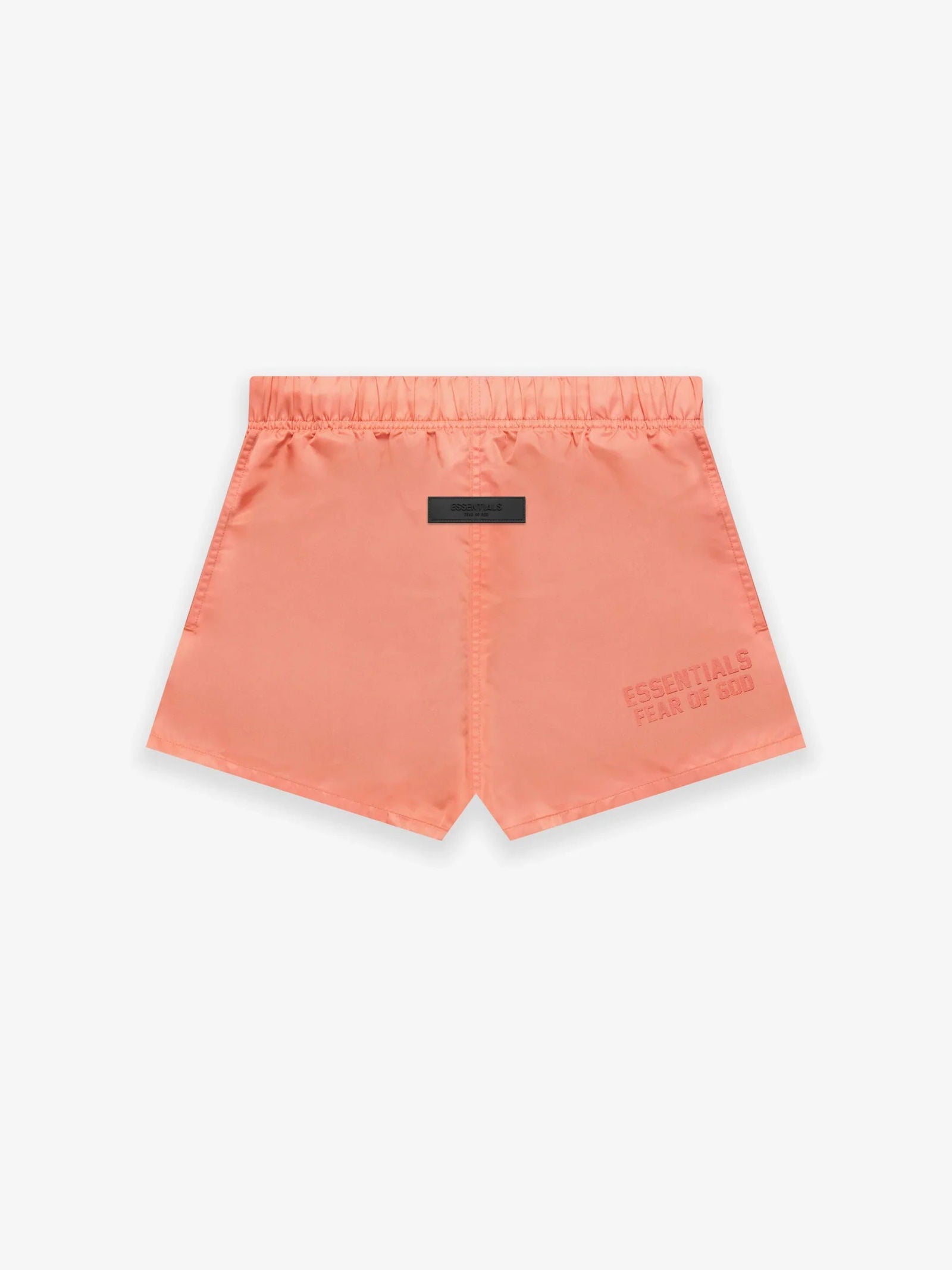 ESSENTIALS Nylon Running Shorts Coral