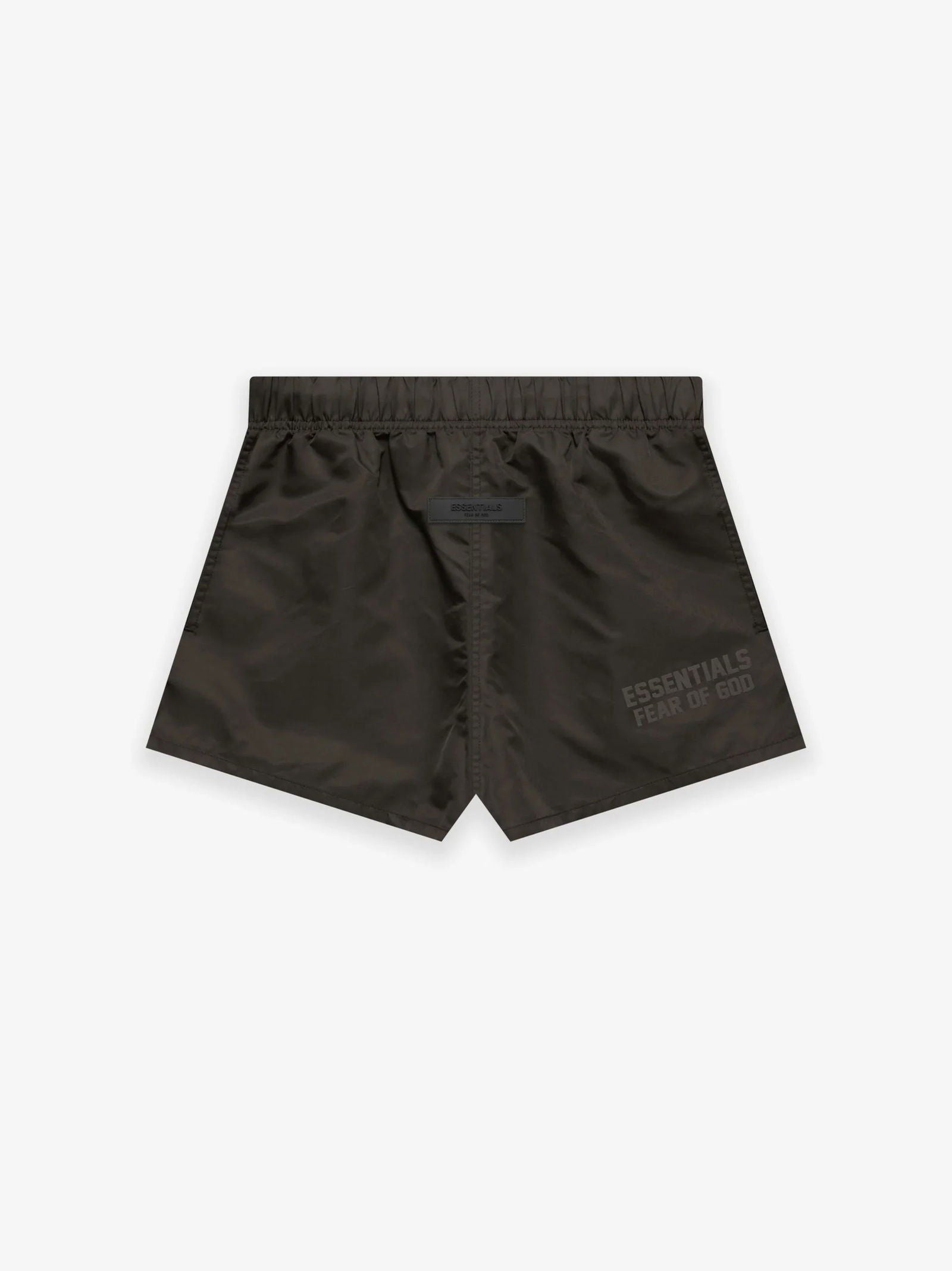 ESSENTIALS Nylon Running Shorts Off Black Gravity NYC