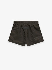 ESSENTIALS Nylon Running Shorts Off Black Gravity NYC
