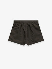 ESSENTIALS Nylon Running Shorts Off Black Gravity NYC