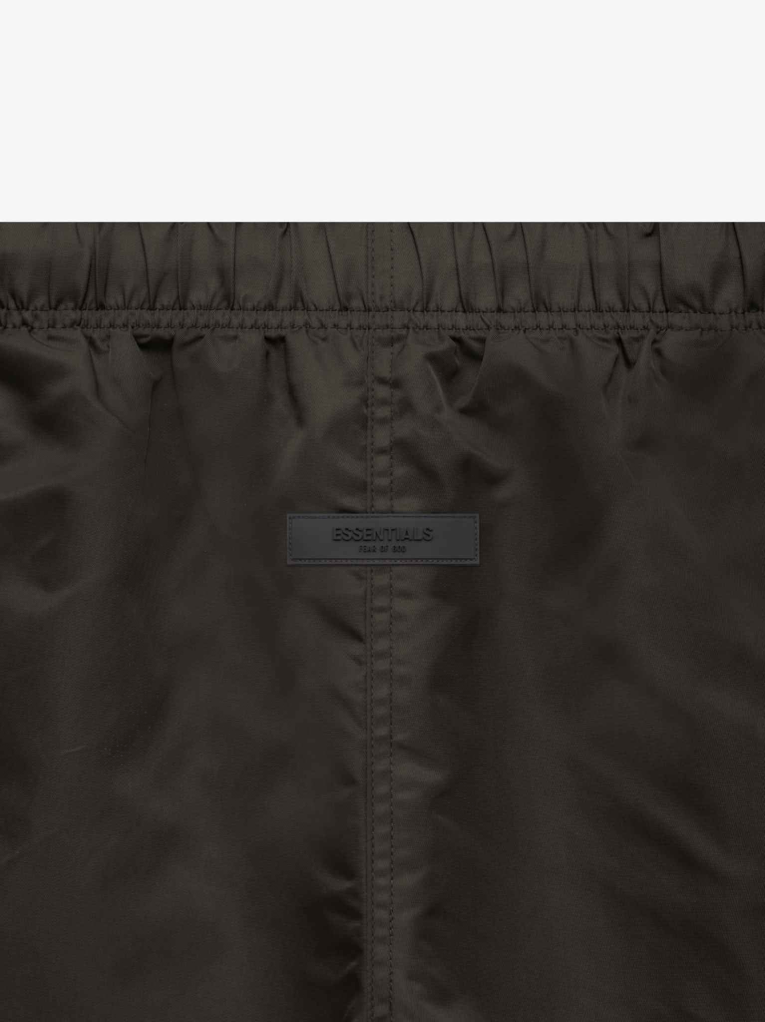 ESSENTIALS Nylon Running Shorts Off Black Gravity NYC