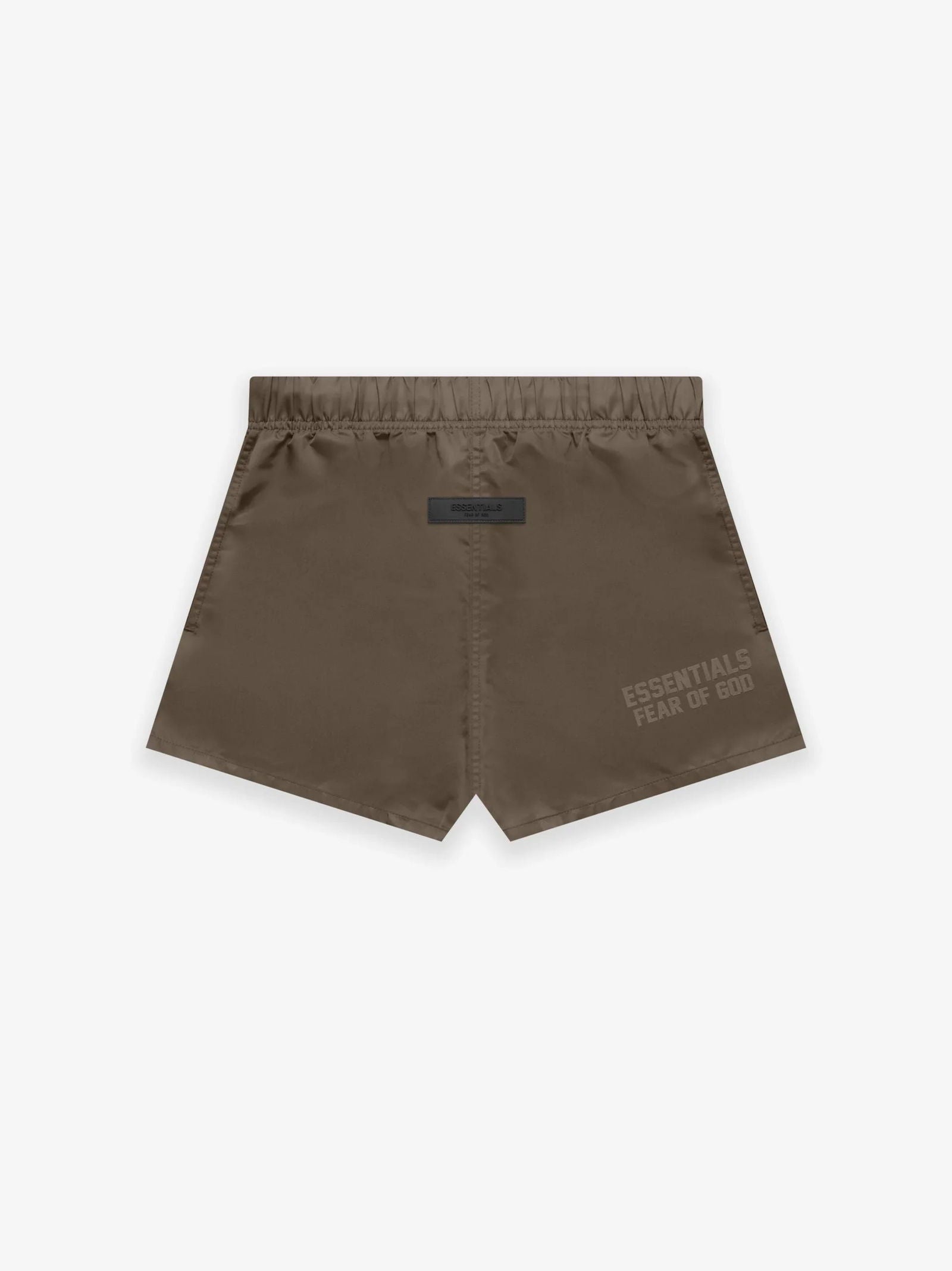 ESSENTIALS Nylon Running Shorts Wood