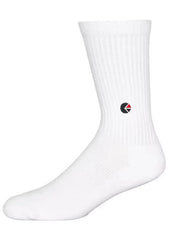 ETHIKA BLACK LOGO CREW SOCKS Gravity NYC