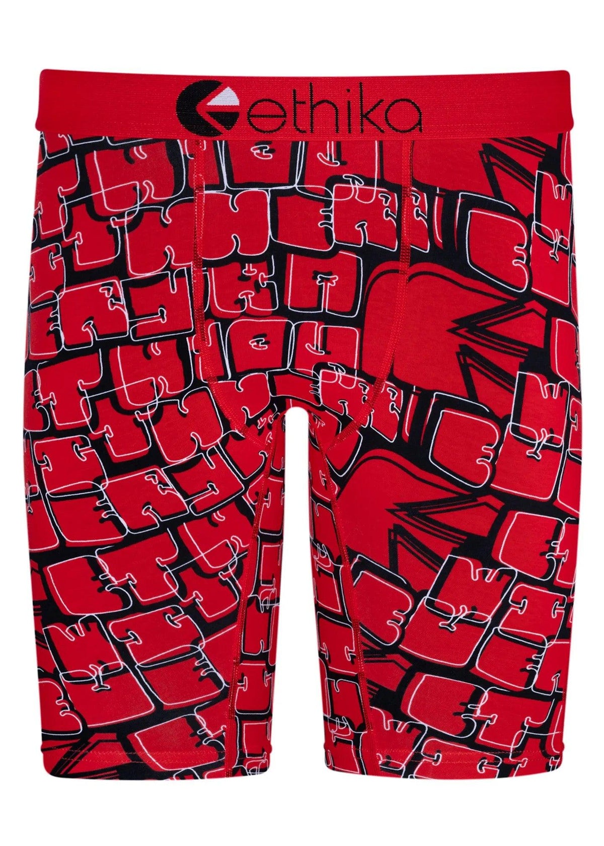 ETHIKA Offset Scribble Red/Black