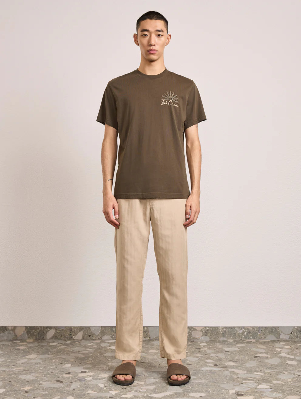 FRESCOBOL CARIOCA Dinis Embroidered Cotton T-Shirt - Gravity NYC