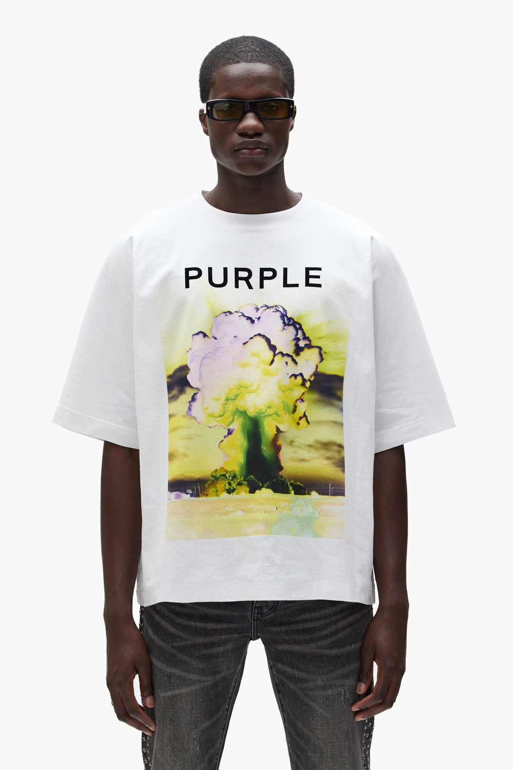 PURPLE BRAND M1057 Force Majeure Tee - Gravity NYC