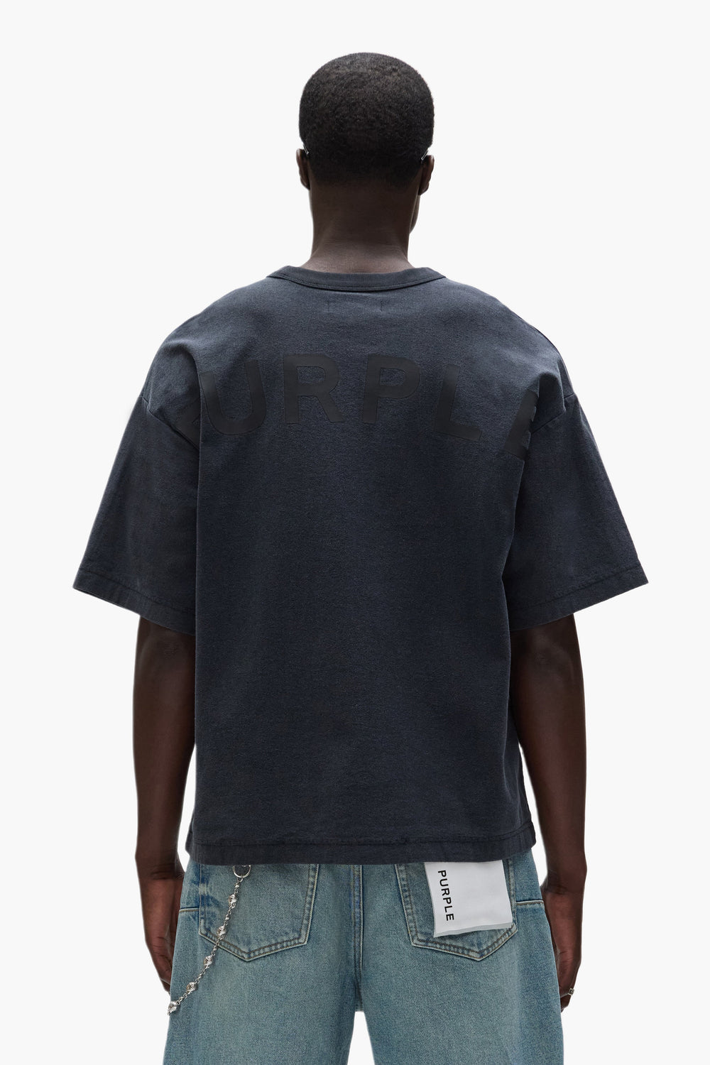 PURPLE BRAND M1057 Wordmark Tee at Gravity NYC