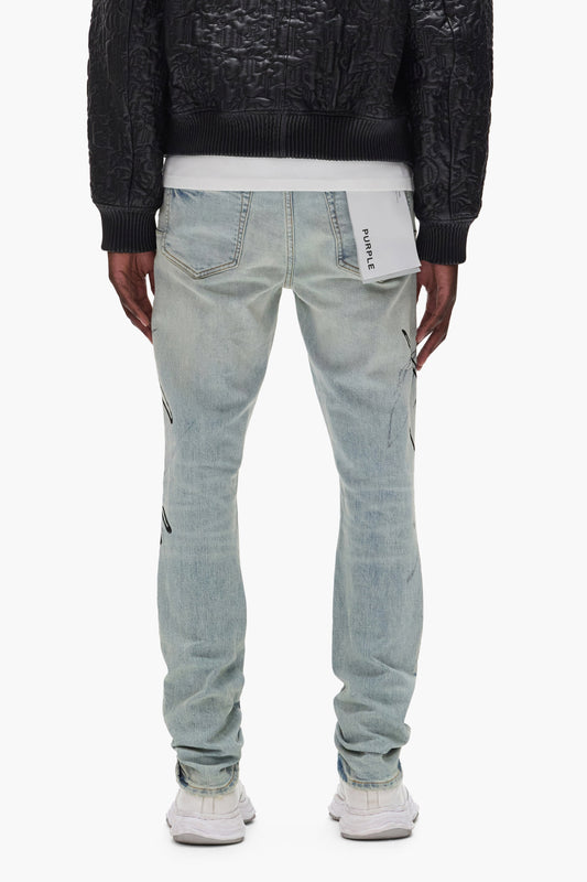 PURPLE BRAND P001 Skinny Double Script - Gravity NYC