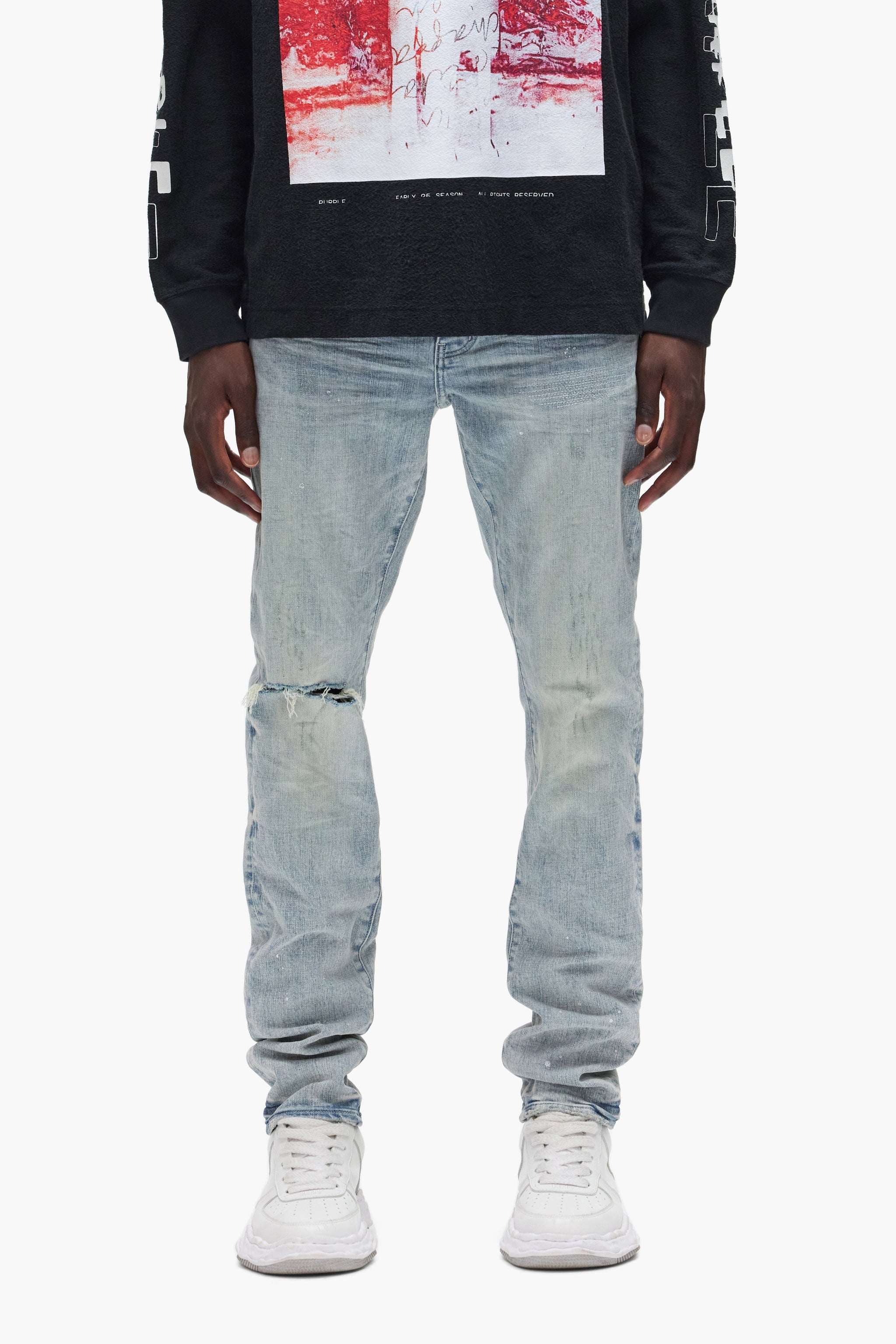 PURPLE BRAND Men's Skinny Fit Jeans and Denim at Gravity NYC