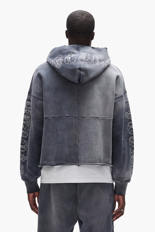 PURPLE BRAND M4104 Gothic Outline Hoodie - Gravity NYC