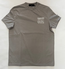 ROBERTO VINO Big Writing Tee Grey - Gravity NYC