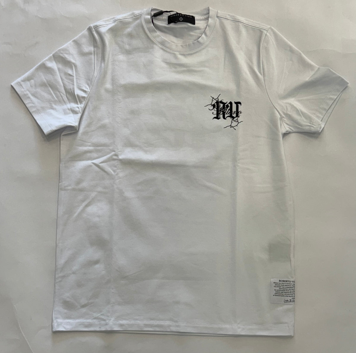 ROBERTO VINO RV Cracks Tee White - Gravity NYC
