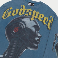 GODSPEED Alexa Long Sleeve T-Shirt (True Blue Wash) Gravity NYC