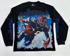 GODSPEED Endzone Dual Long Sleeve T-Shirt (Black Wash) Gravity NYC