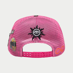 GODSPEED Forever Trucker Hat (Fuchsia Washed) Gravity NYC