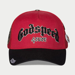 GODSPEED Forever Trucker Hat (Red/ Black) Gravity NYC