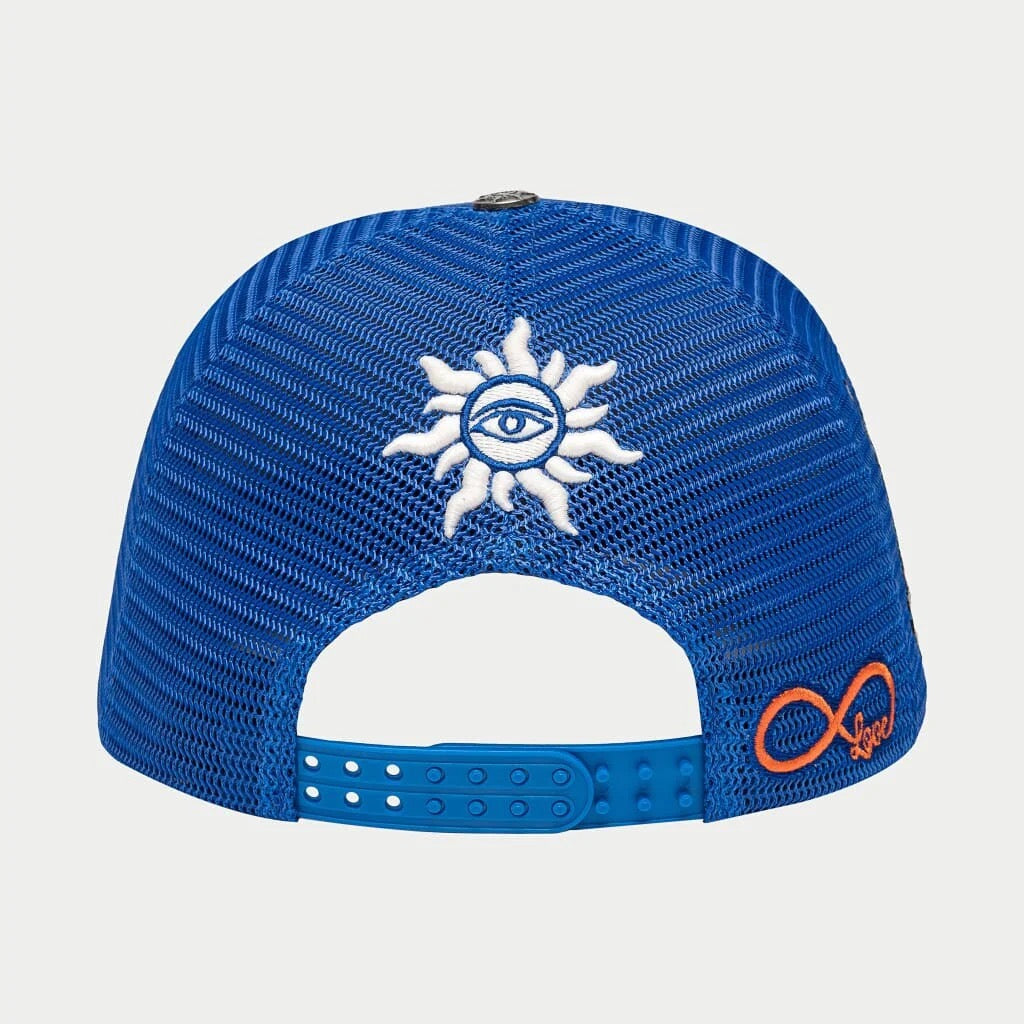 GODSPEED GS Dual Patch Trucker Hat (Royal Blue) Gravity NYC