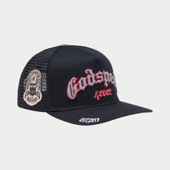 GODSPEED GS Forever Trucker Hat (Black/3M/Red) Gravity NYC