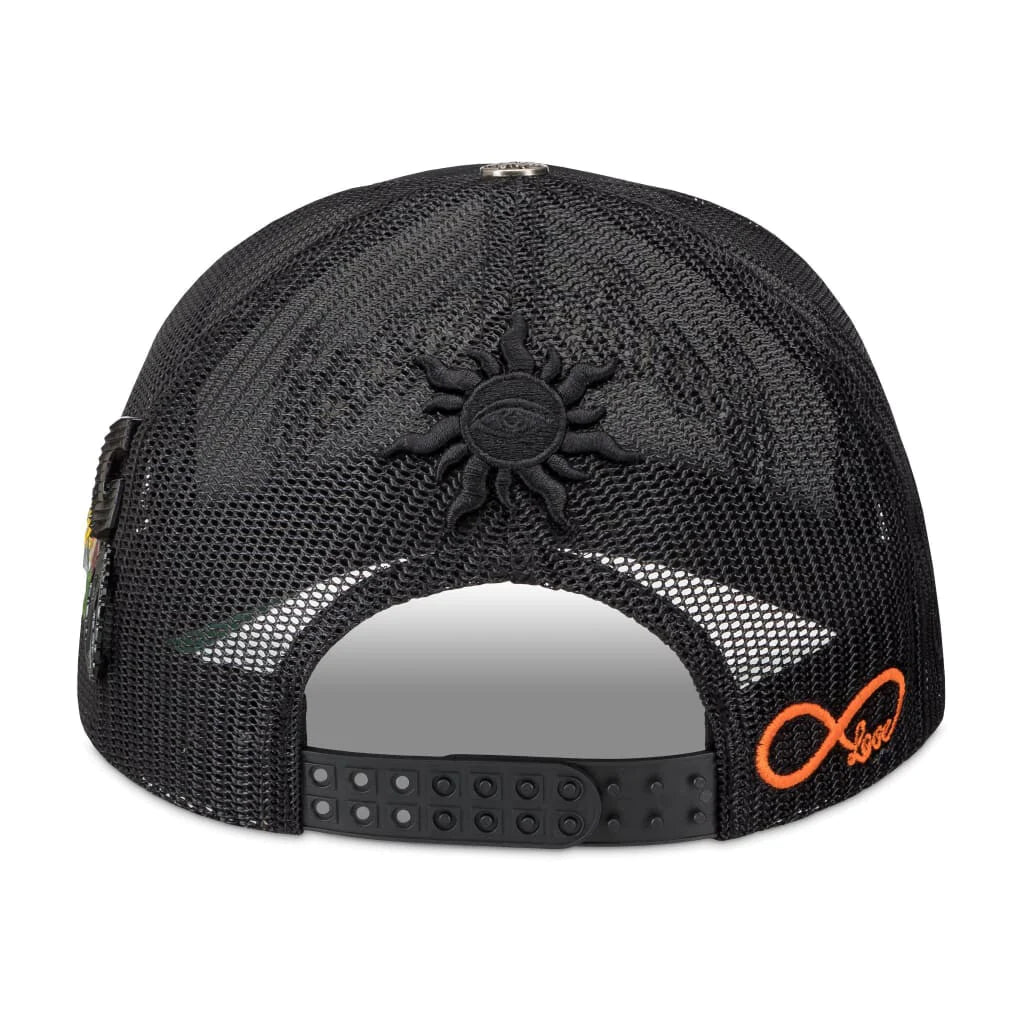 GODSPEED GS Forever Trucker Hat Black on Black Gravity NYC