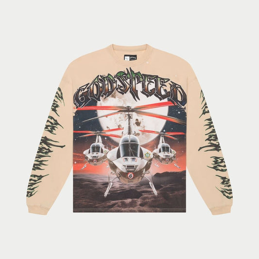 GODSPEED Air Strike Long Sleeve T-Shirt (Bone) Gravity NYC